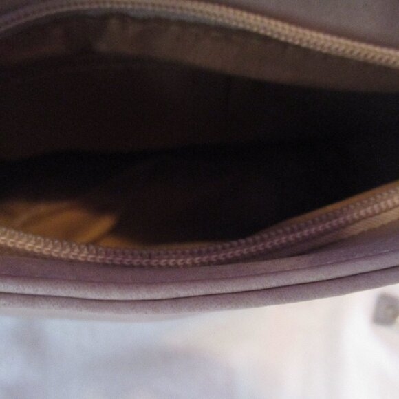 Boho Saddle Bag Womens Crossbody Purse Beige Embroidered Tribal Pattern Flap - Picture 3 of 7